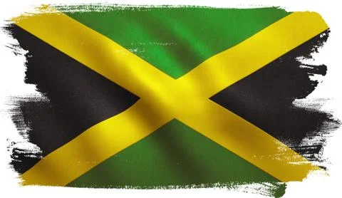 Jamaica Flag Stock Illustration