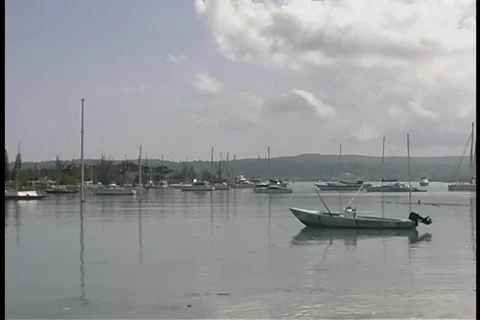 Jamaica Marina Stock Footage 140383