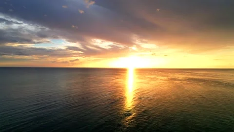 Jamaica Ocean Sunset Stock Footage 276915587