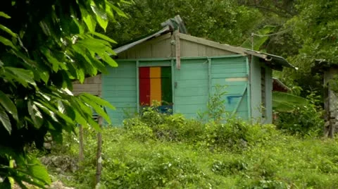 Jamaica shack  Stock Footage 22157767