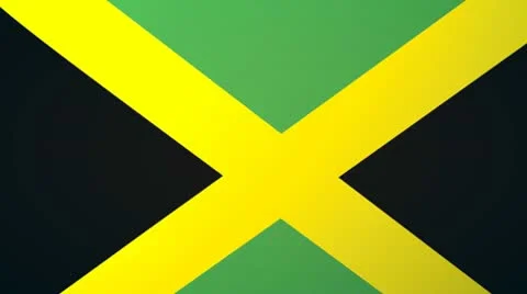 Jamaica Waving Flag Stock Footage 10762042