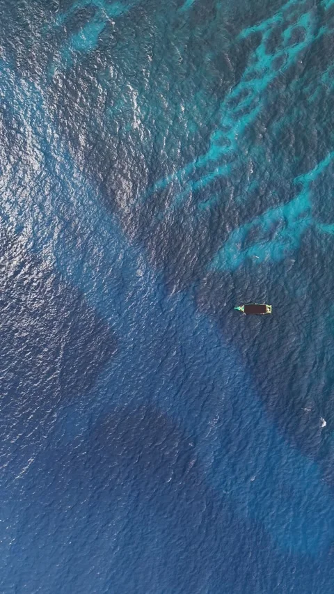 Jamaican Boat on the Ocean Video stock 342133933