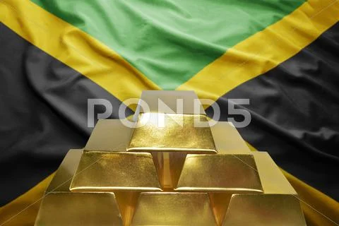 Jamaican gold reserves Stock Photos