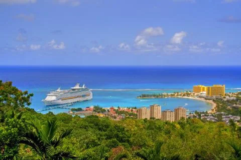 Jamaican view Stock Photos
