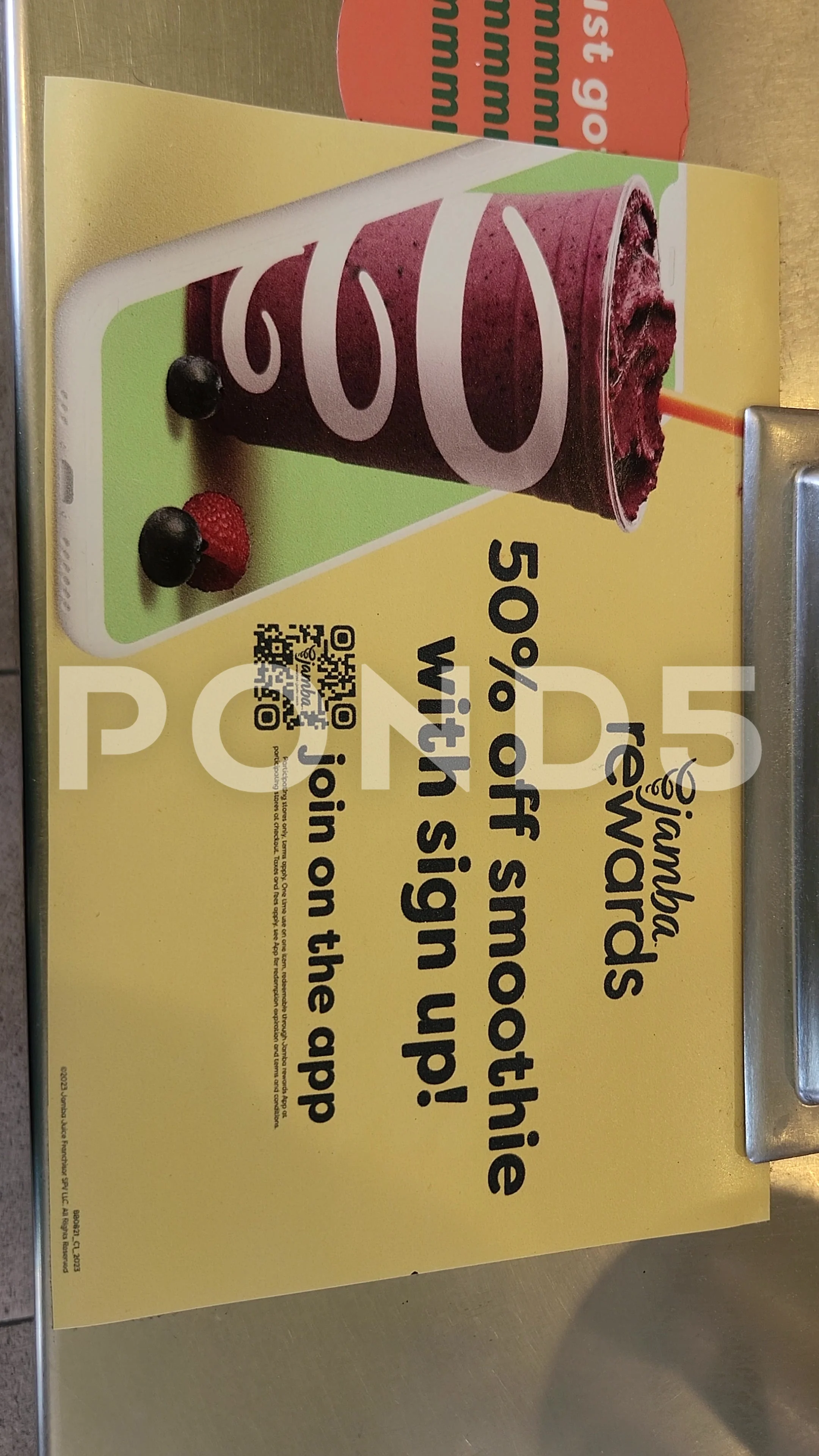 Jamba Rewards 50% Off Smoothie With Stock Video Pond5