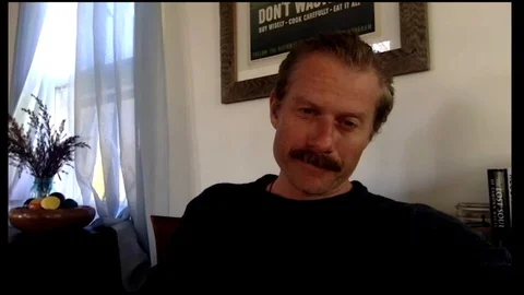 James Badge Dale is interviewed about new crime drama 'Hightown' - 2020 Video stock 131006688