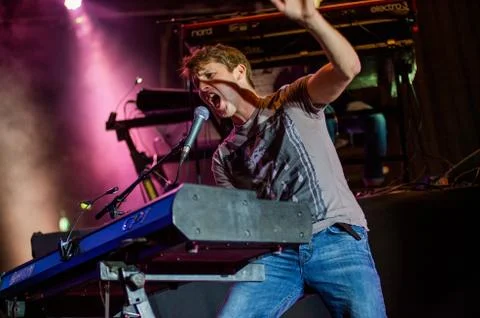 James Blunt - Concert in Israel Stockfoto's