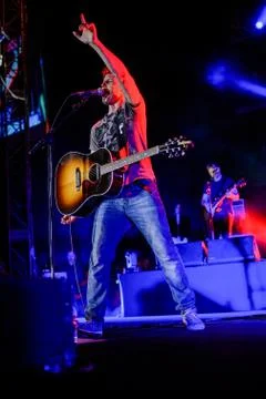 James Blunt - Concert in Israel 写真素材