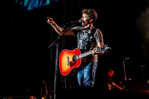 James Blunt - Concert in Israel 写真素材