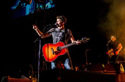 James Blunt - Concert in Israel 写真素材