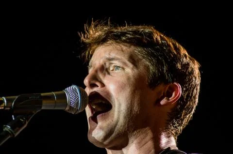 James Blunt - Concert in Israel 写真素材