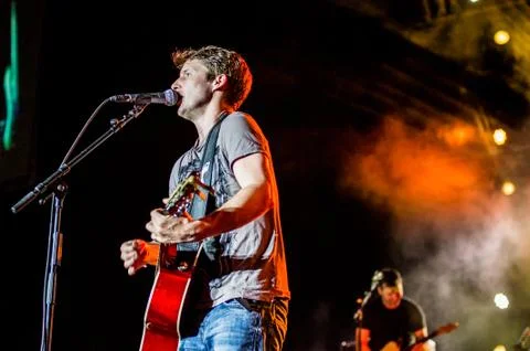 James Blunt - Concert in Israel Stockfoto's