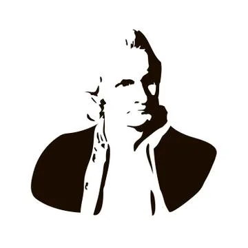 James Cook. vector portrait great discoveries Stock Illustration
