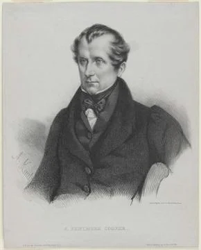 James Fenimore Cooper Stock Illustration