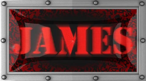 James on led Видео 8760364