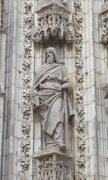 James the Less statue Stock Photos