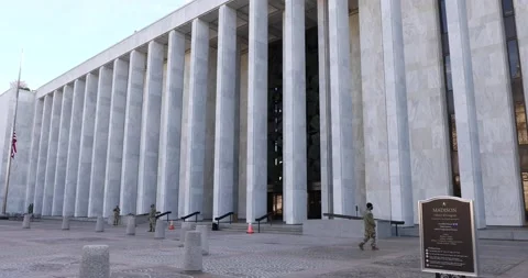 The James Madison Memorial Building Stock Footage 146347893