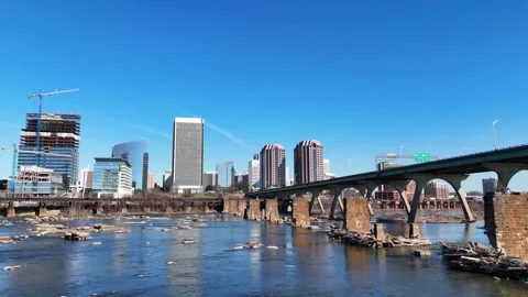 James River - Richmond, VA Video stock 336424632