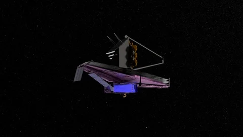 James Webb Space Telescope Stock Footage 90495632