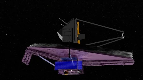 James Webb Space Telescope Stock Footage 90500444