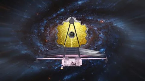 James Webb Space Telescope Stockillustratie