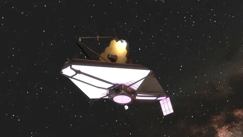 James Webb Space Telescope JWST Camera M... | Stock Video | Pond5