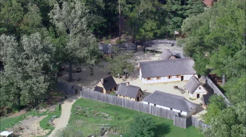 Jamestown Settlement Stockbeeldmateriaal 65387814