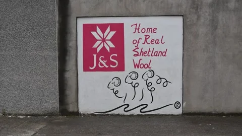 Jamieson and Smith Wool Merchants, Lerwick, Shetland - 14 Sep 2026 Stock Footage 345512669