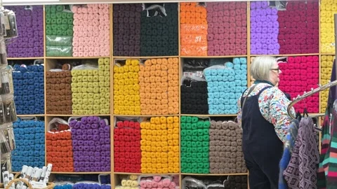 Jamieson and Smith Wool Merchants, Lerwick, Shetland - 14 Sep 2026 Stock Footage 345513780