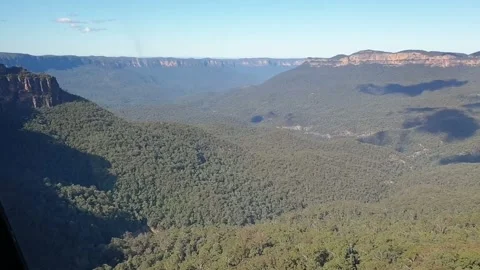 Jamison valley in the blue mountains Stock Footage 279028635