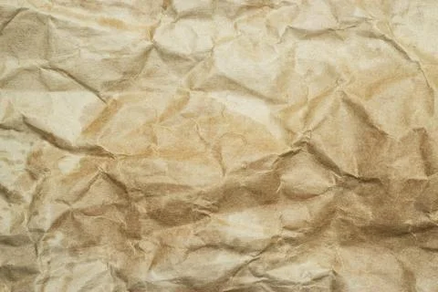 Jammed blank sheet of old paper Stock Photos