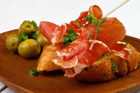 Jamon Tapas Stock Photos