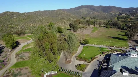 Jamul, CA - Steele Canyon Golf Club - Drone Video Video stock 84864101