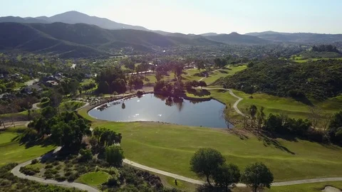 Jamul, CA - Steele Canyon Golf Club - Drone Video Video stock 84865514