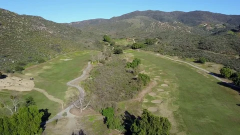 Jamul, CA - Steele Canyon Golf Club - Drone Video Video stock 84865645
