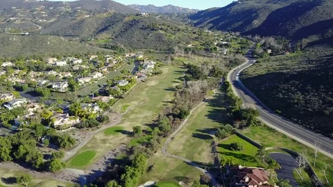 Jamul, CA - Steele Canyon Golf Club - Drone Video Video stock 84867862