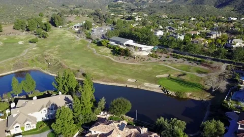 Jamul, CA - Steele Canyon Golf Club - Drone Video Video stock 84868727