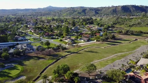 Jamul, CA - Steele Canyon Golf Club - Drone Video Video stock 84869048