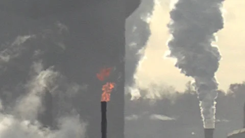 Jan, 10 2025 Hamilton Ont, Canadian steel and aluminum manufacturing industry Stock Footage 301708106