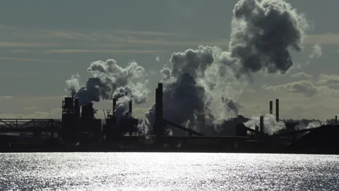 Jan, 10 2025 Hamilton Ont, Canadian steel and aluminum manufacturing industry Stock Footage 301708500