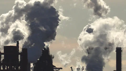 Jan, 10 2025 Hamilton Ont, Canadian steel and aluminum manufacturing industry Stock Footage 301709021