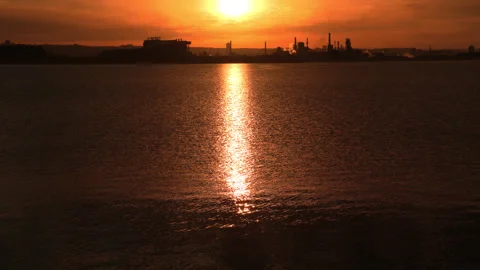 Jan, 10 2025 Hamilton Ont, Canadian steel and aluminum manufacturing industry Stock Footage 301710469
