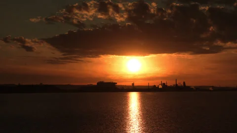 Jan, 10 2025 Hamilton Ont, Canadian steel and aluminum manufacturing industry Stock Footage 301710547