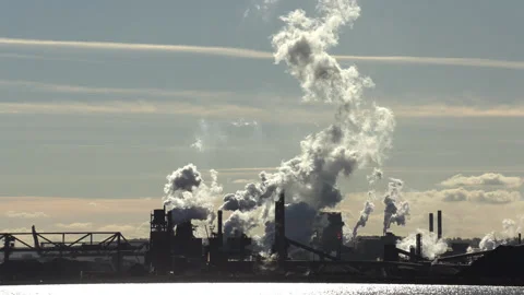 Jan, 10 2025 Hamilton Ont, Canadian steel and aluminum manufacturing industry Stock Footage 301710852