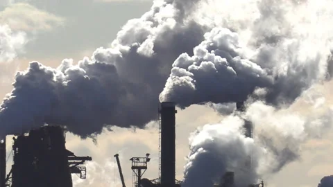 Jan, 10 2025 Hamilton Ont, Canadian steel and aluminum manufacturing industry Stock Footage 301711022