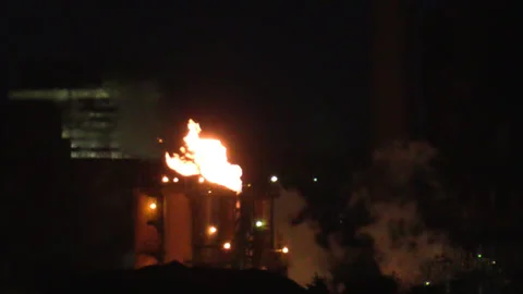 Jan, 10 2025 Hamilton Ont, Canadian steel and aluminum manufacturing industry Stock Footage 301711434