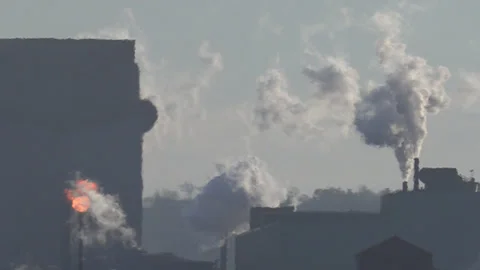 Jan, 10 2025 Hamilton Ont, Canadian steel and aluminum manufacturing industry Stock Footage 301712904