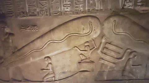 Jan14, 2026, Egypt, Qena: the ancient temple complex of Dendera Stock Footage 335766680