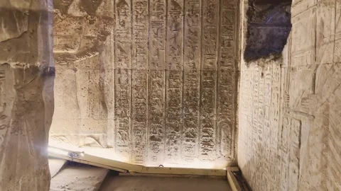 Jan14, 2026, Egypt, Qena: the ancient temple complex of Dendera Stock Footage 335770532