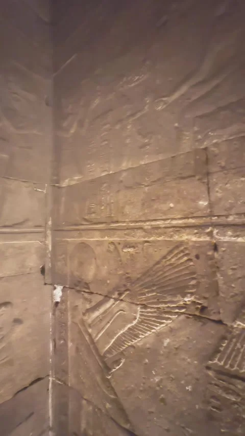 Jan14, 2026, Egypt, Qena: the ancient temple complex of Dendera Stock Footage 335789702